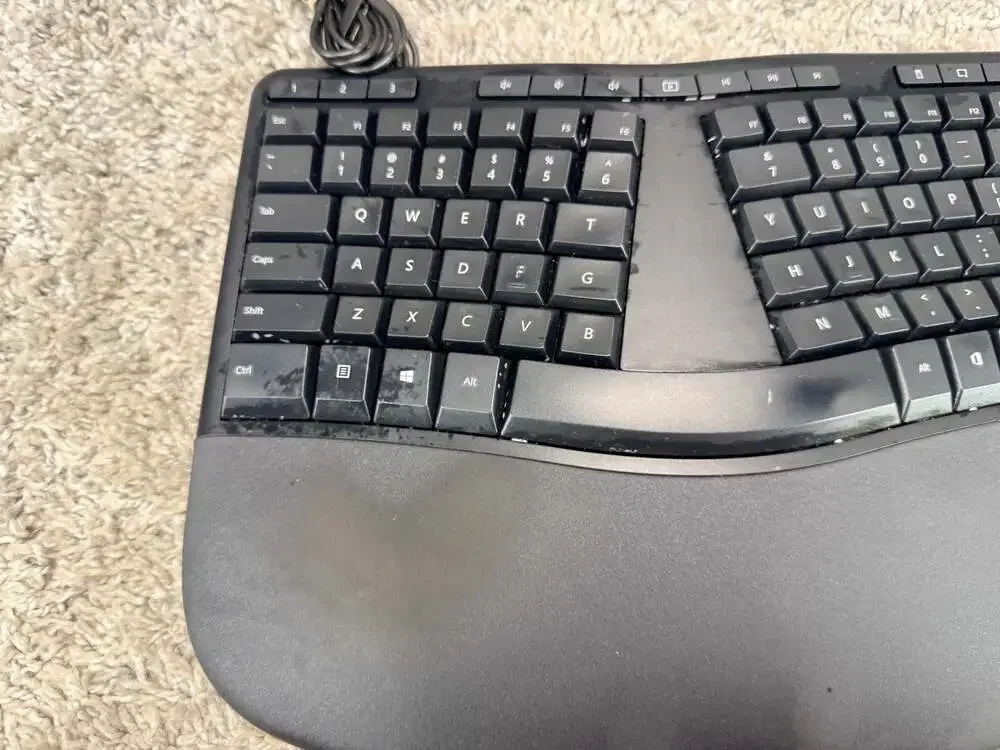 Microsoft Ergonomic Keyboard Wired Black